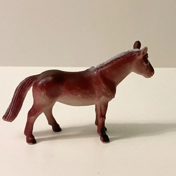 Vintage Lot of 3 Plastic Horse Figures  3 Inch Tall Toys - Picture 14 of 16